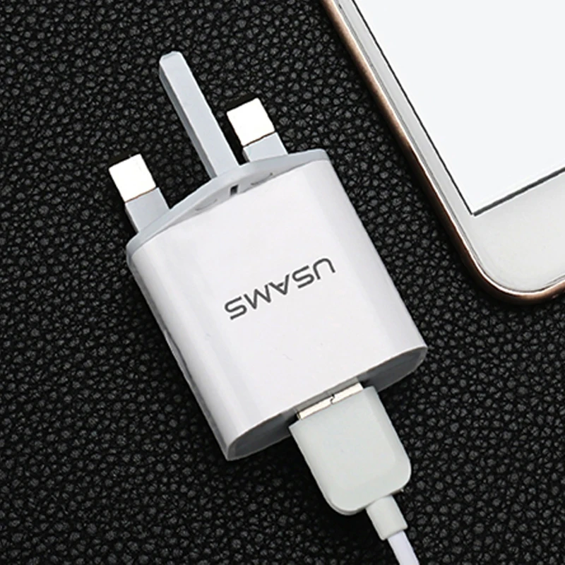 Универсальное зарядное устройство USAMS USB для путешествий настенное адаптер