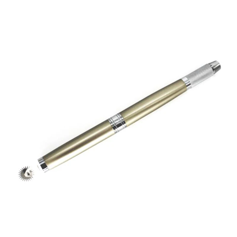 Newest Disposable Roller Microblading Needles Tattoo Eyebrow Fog Embroidery Pin for Permanent Makeup Micro Manual Pens 50pcs/lot | Красота и
