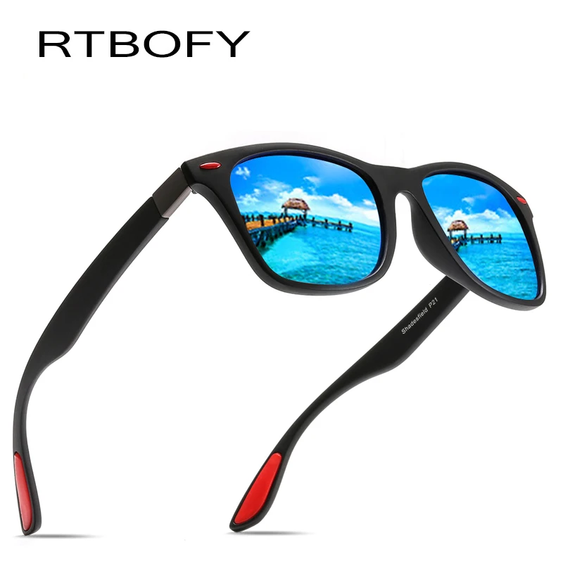 RTBOFY брендовые дизайнерские Классические поляризованные солнцезащитные очки для