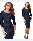 Vfemage Винтаж одноцветное цвет печати рюшами Лук носить на работу молнии vestidos Bodycon Офис Вечерние Партии Женское облегающее платье 361
