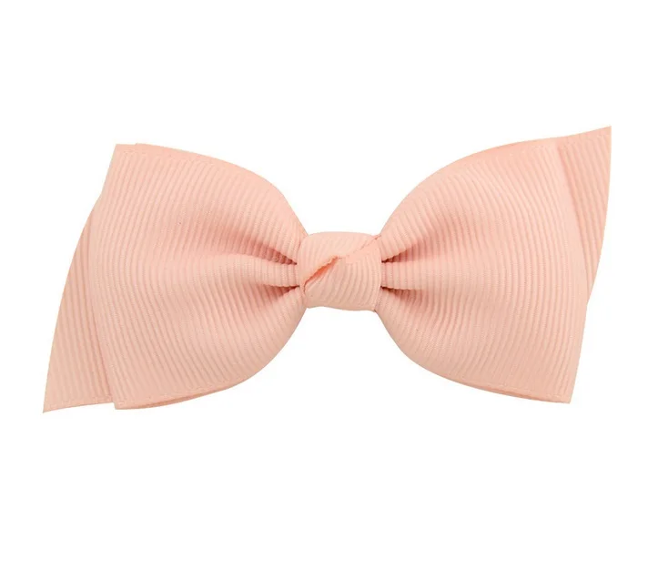 20pcs/lot 3 Inch Mix Color Popular cute Bow Grosgrain Children Hairpins Hair Accessory Infant Cute Clips Girls headdress A97 | Детская