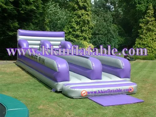 Коммерческое пурпурное Надувное оборудование для уличной игровой площадки bungee