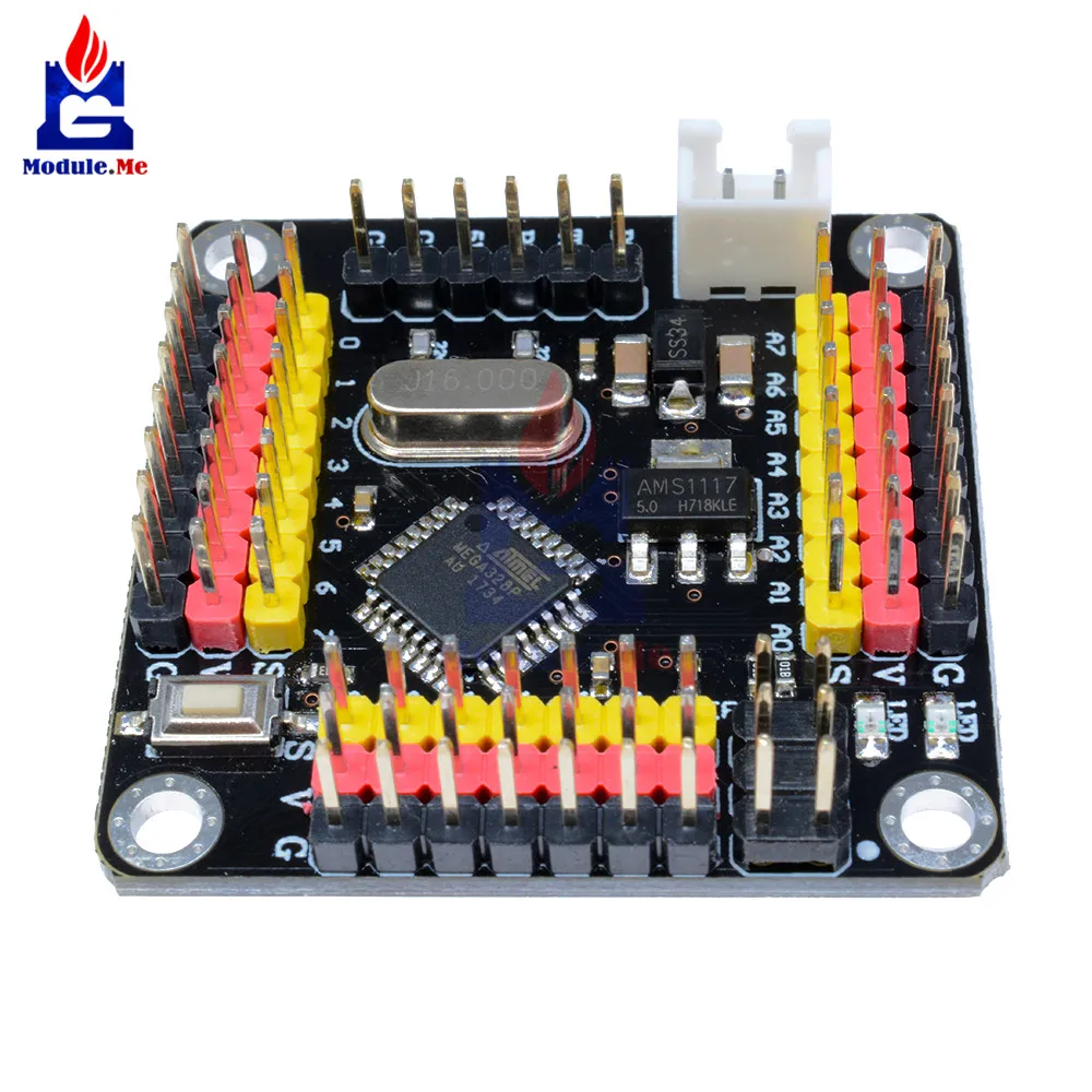 DM сильная серия Atmega328 модуль контроллера Pro Mini 5 в 16 МГц плата 5 В для Arduino Atmega328p микроконтроллер Diy Kit I/O контакты