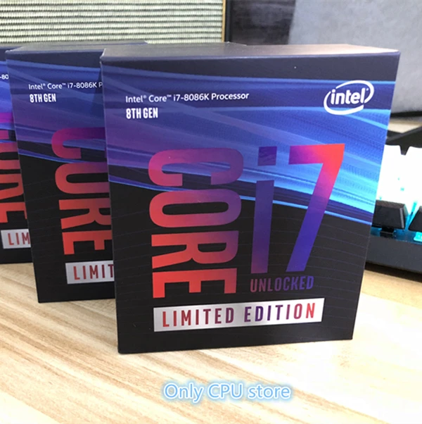 Оригинальная новая коробка процессор Intel Core 8 series i7 8086K 4 0 ГГц 12 м 6 ядер LGA1151
