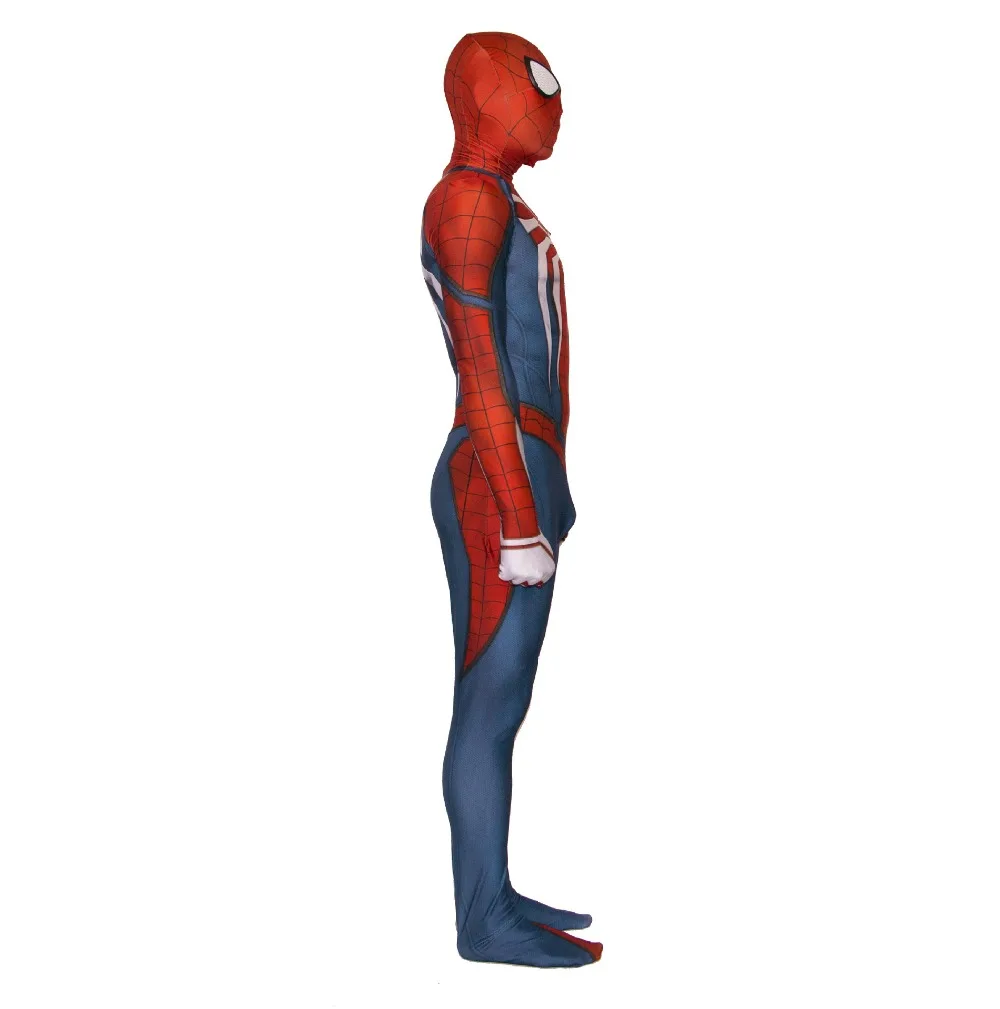 Insomniac игры человек-паук косплей костюм зентай Человек-паук супергерой боди
