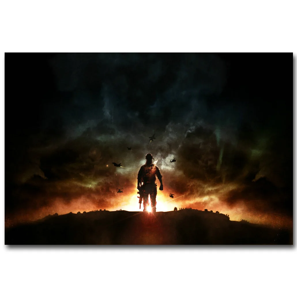 Battlefield BF 1 4 художественная шелковая ткань постер принт 13x20 24x36 дюймов Горячая игра
