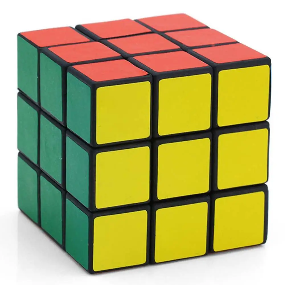 53 мм классические магические кубики игрушка 3x3x3 ПВХ стикер блок головоломка