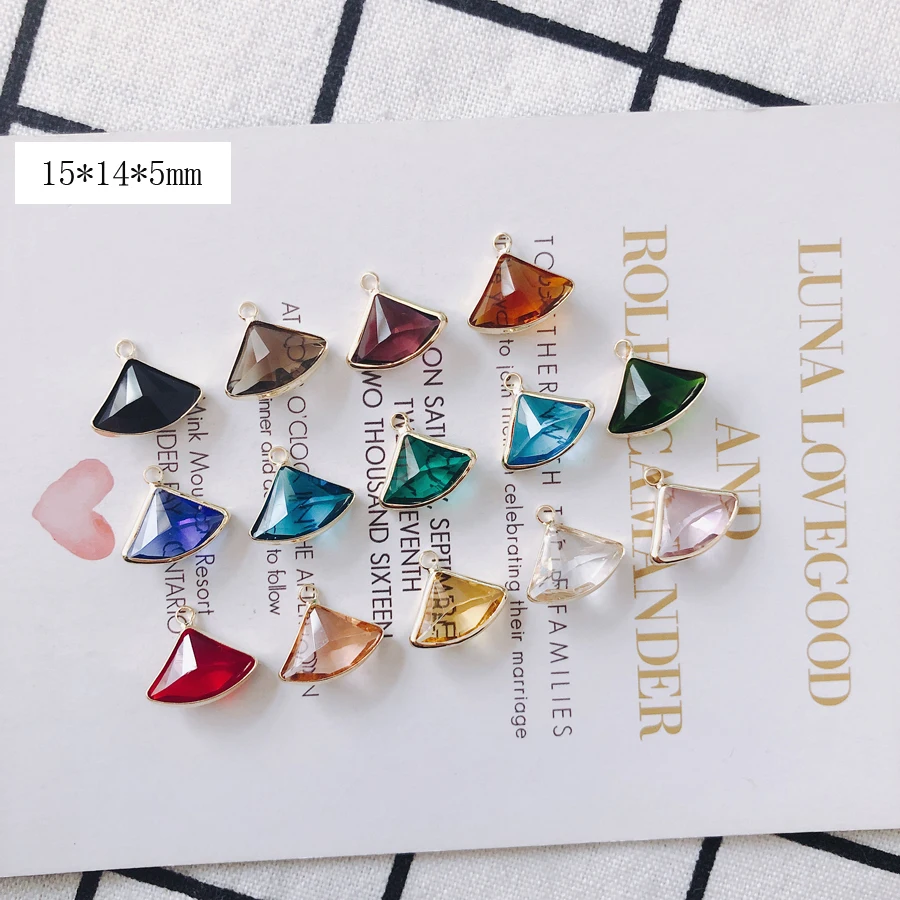 

4 pieces / lotglassWax Cordwomen earringsSupplies forJewelryAccessoriestassel jewelry findings bead capsearings fashion jewelry