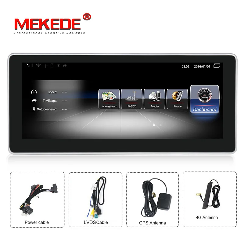 MEKEDE 3+ 32G Автомобильный мультимедийный плеер Android 7,1 автомобильный dvd-радиоплеер для Benz cla Class C117 X117 W117 2013- 4G lte BT wifi