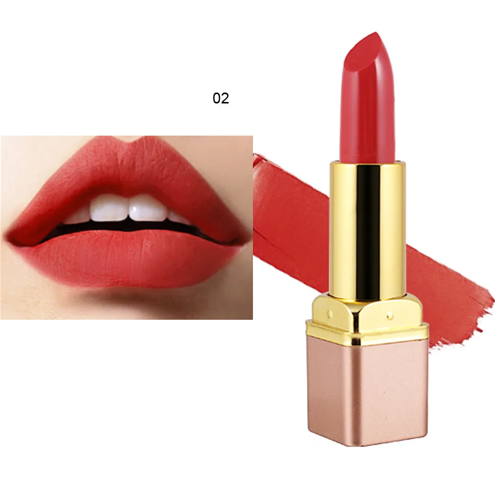 Мода 6 цветов матовая губная помада стойкий водонепроницаемый жидкий карандаш