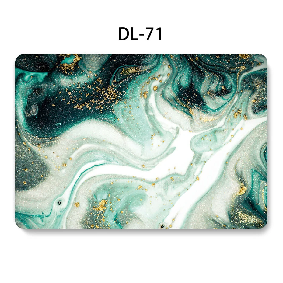 Чехол для ноутбука с американской клавиатурой для MacBook, новинка 13 Pro Air retina 11 13,3 15,4 дюймов, чехол с мраморным покрытием