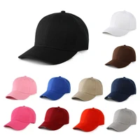 unisex black casquette solid color baseball cap men women cotton cap casual snapbcak hats outdoor dad cap size adjustable cap