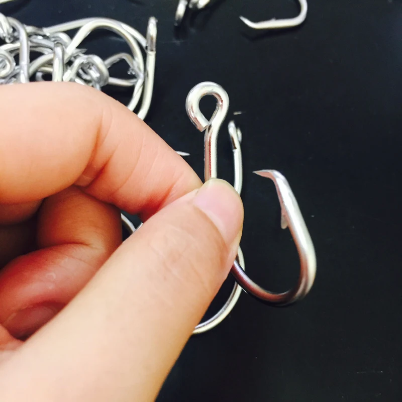 20шт 14/0 Mustad Рыбалка крючок из нержавеющей стали для ловли тунца | Спорт и