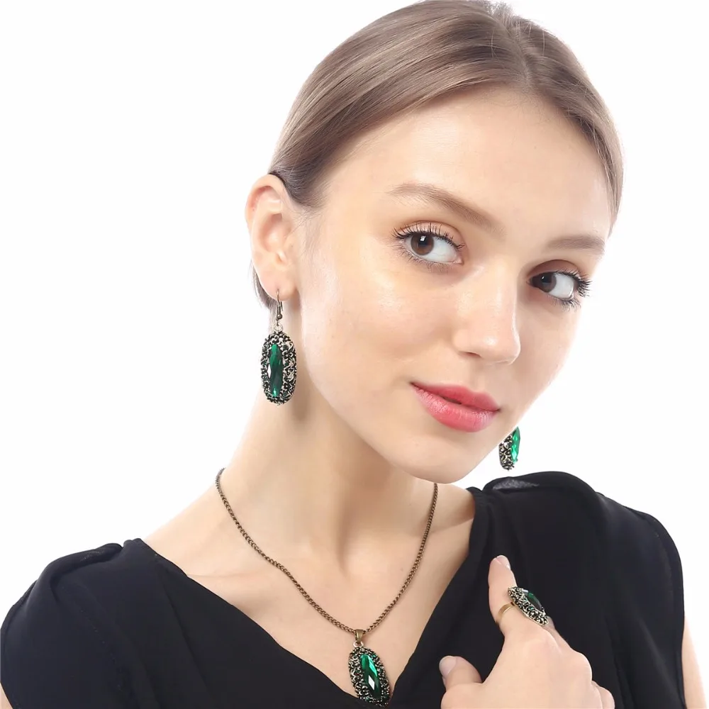Комплект из колье и серёг с бронзовым покрытием|jewelry dictionary|necklace picturejewelry necklace silver |