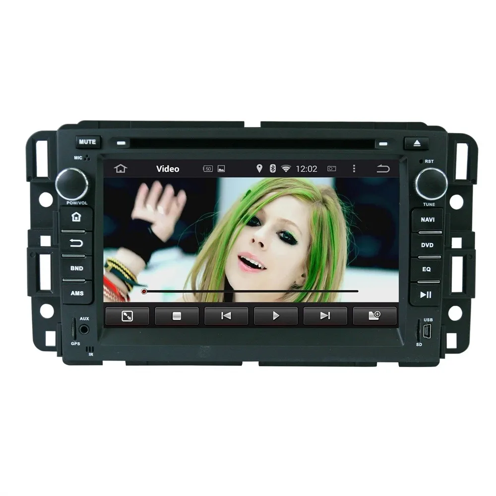 Android5.1 2din 1024*600 Quad core HD 7 &quotстерео плеер для GMC 2016 С Радио GPS 3 Г Wi-Fi Bluetooth USB DVR OBD