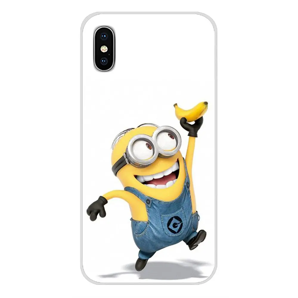 Силиконовый чехол для телефона милый желтый с миньонами Samsung Galaxy J1 J2 J3 J4 J5 J6 J7 J8 Plus