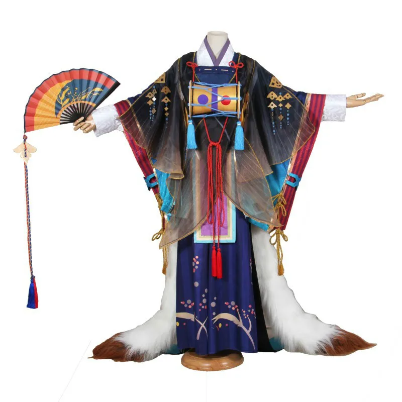 Cos Onmyoji Tamamo no Mae Косплей способ Yin и Yang кимоно новое правило новая кожа SSR Shikigami|kimono