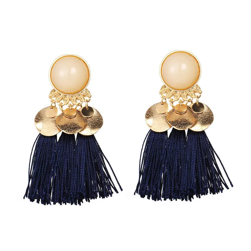 AY Fashion Multicolor Shake Sequin Tassel Earrings for Women Girls Party Vintage Glamour Bohemian Drop Jewelry Gift | Украшения и