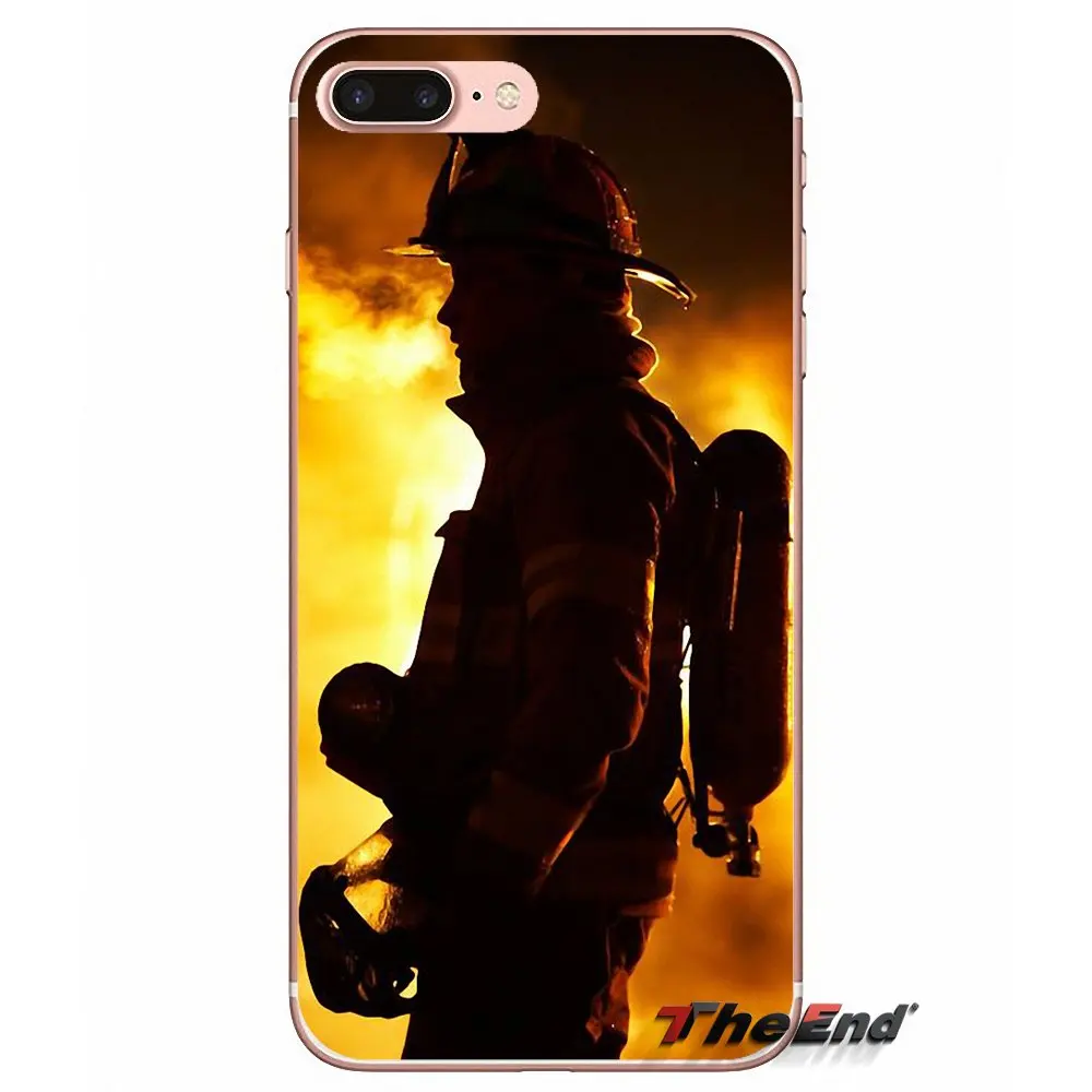 Пожарные герои пожарный флисовая панель чехол для Apple iPhone X 4 4S 5 5S SE 5C 6 6S 7 8 Plus 6Plus 7plus