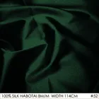 Шелк HABOTAI, ширина 114 см, 8 Момми, 100% натуральный шелк, подкладка, Прямая поставка с завода, покраска батиком, ткань для пэчворка сделай сам, темно-зеленая NO52
