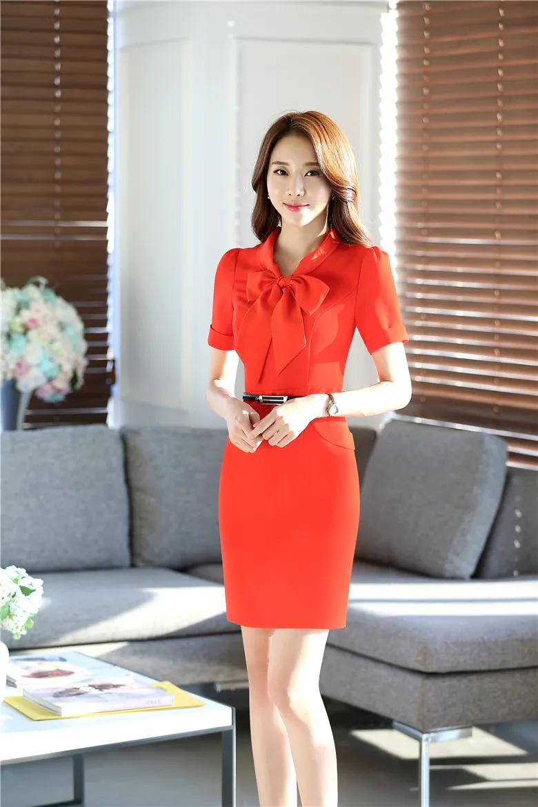 Новинка оранжевые профессиональные летние платья для женщин OL стильные деловые