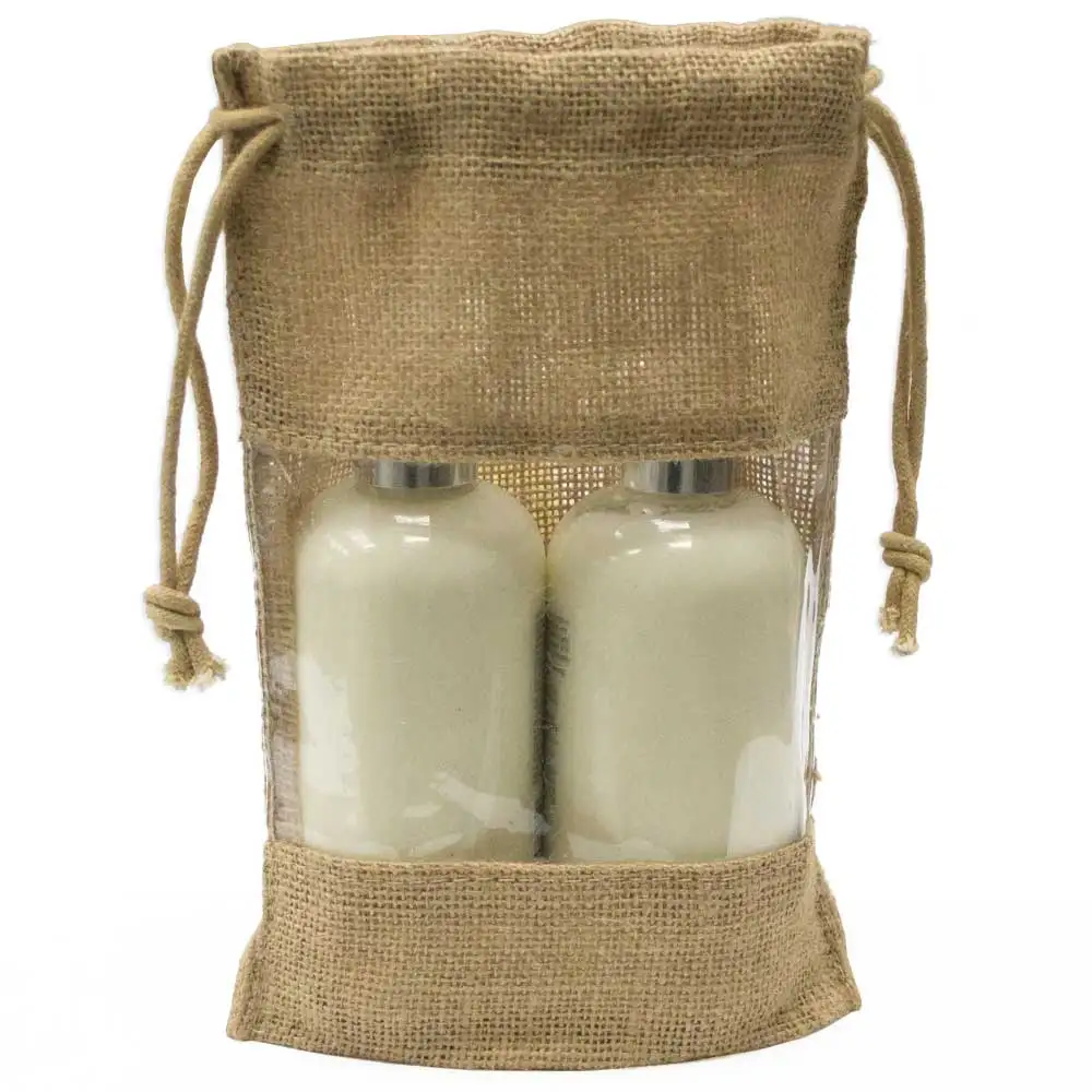 

TD120,Free Shipping,100pcs/lot,18X22cm,Custom Jute Burlap Bag PVC Window for Cosmetic Bag Gift Packing,Custom Size Logo Accept