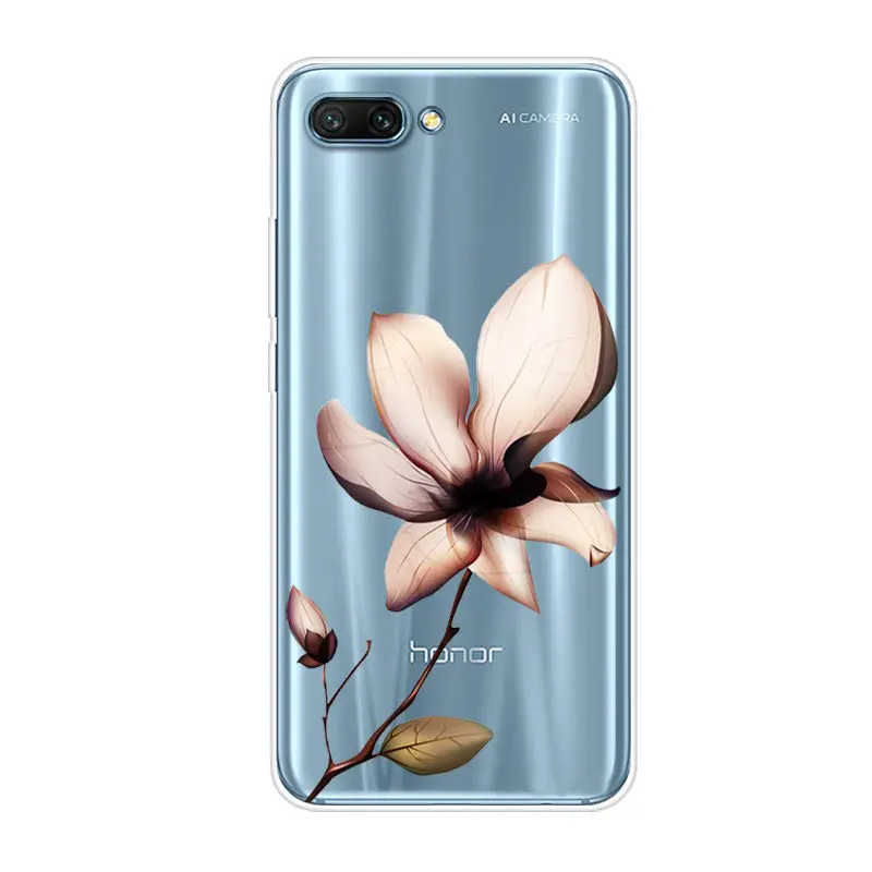 Мультяшный чехол для Huawei Honor 10 Мягкая силиконовая задняя крышка телефона Honor10 Lite
