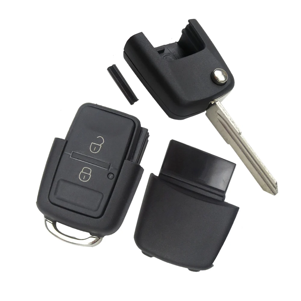 Модифицированный чехол для автомобильного ключа раскладушки OkeyTech с 2 кнопками