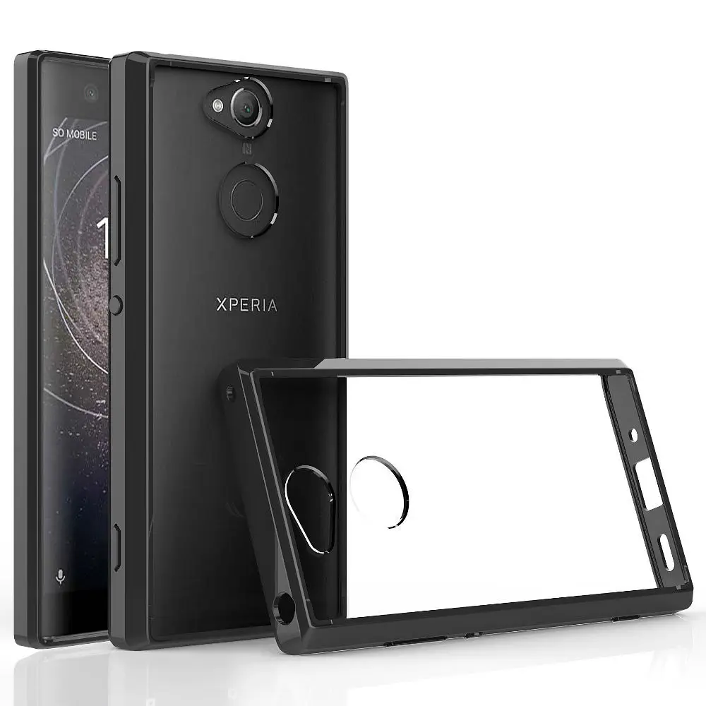 Тонкий прозрачный чехол с защитой от царапин для Sony Xperia XA2/XA2 противоударный