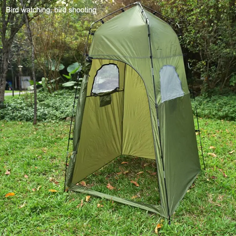 Уличная палатка 210T для кемпинга душа ванной туалета укрытия раздевалок