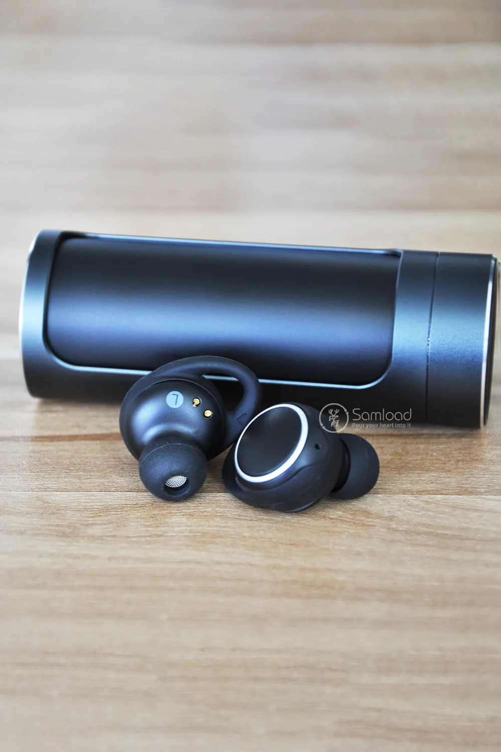Samload, портативные Bluetooth 5,0 наушники, наушники, настоящие беспроводные, стерео, мини, ушной крючок, вкладыши с микрофоном, зарядная коробка для iOS, Android
