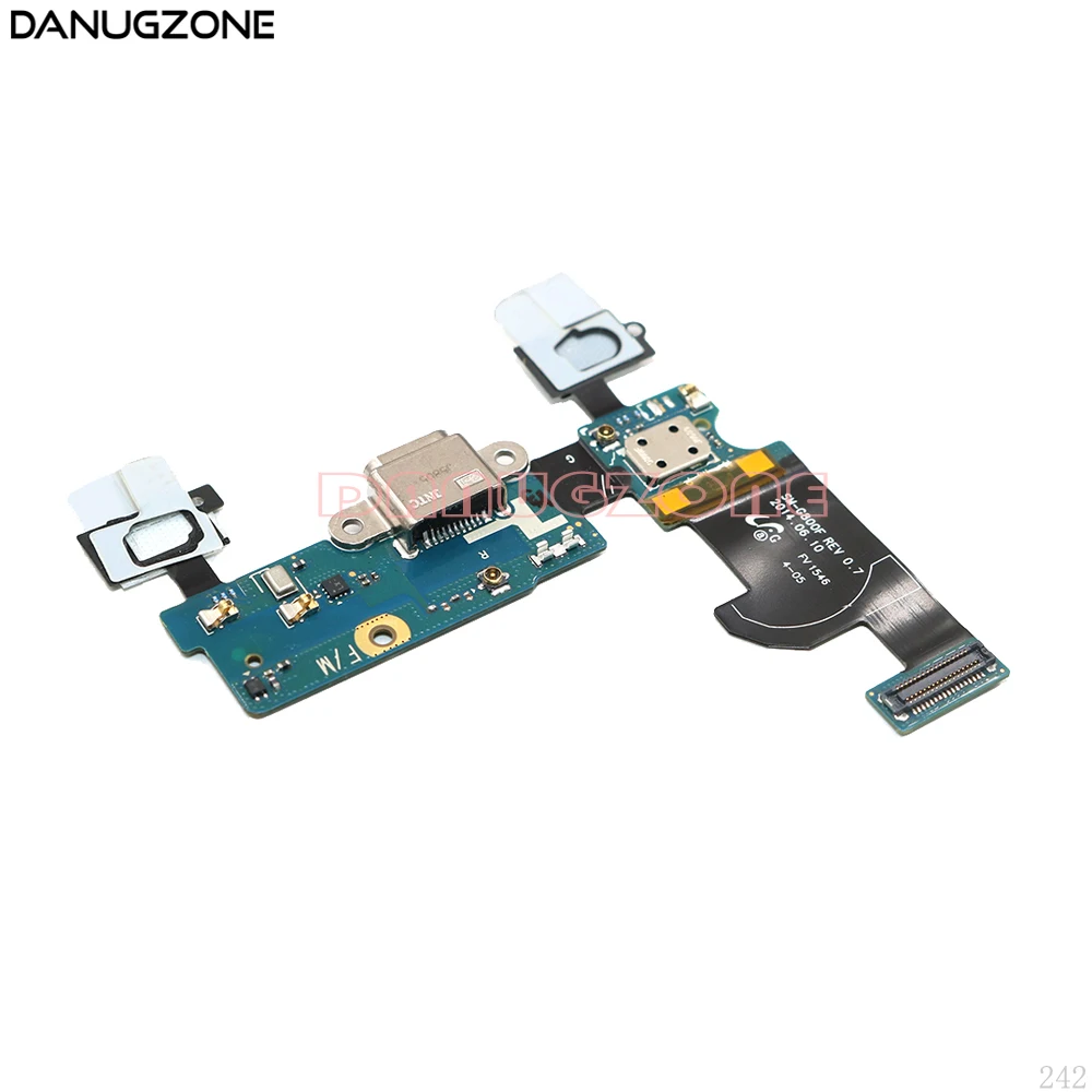 Разъем USB для зарядки док станция гибкий кабель с микрофоном Samsung Galaxy S5 mini G800F SM