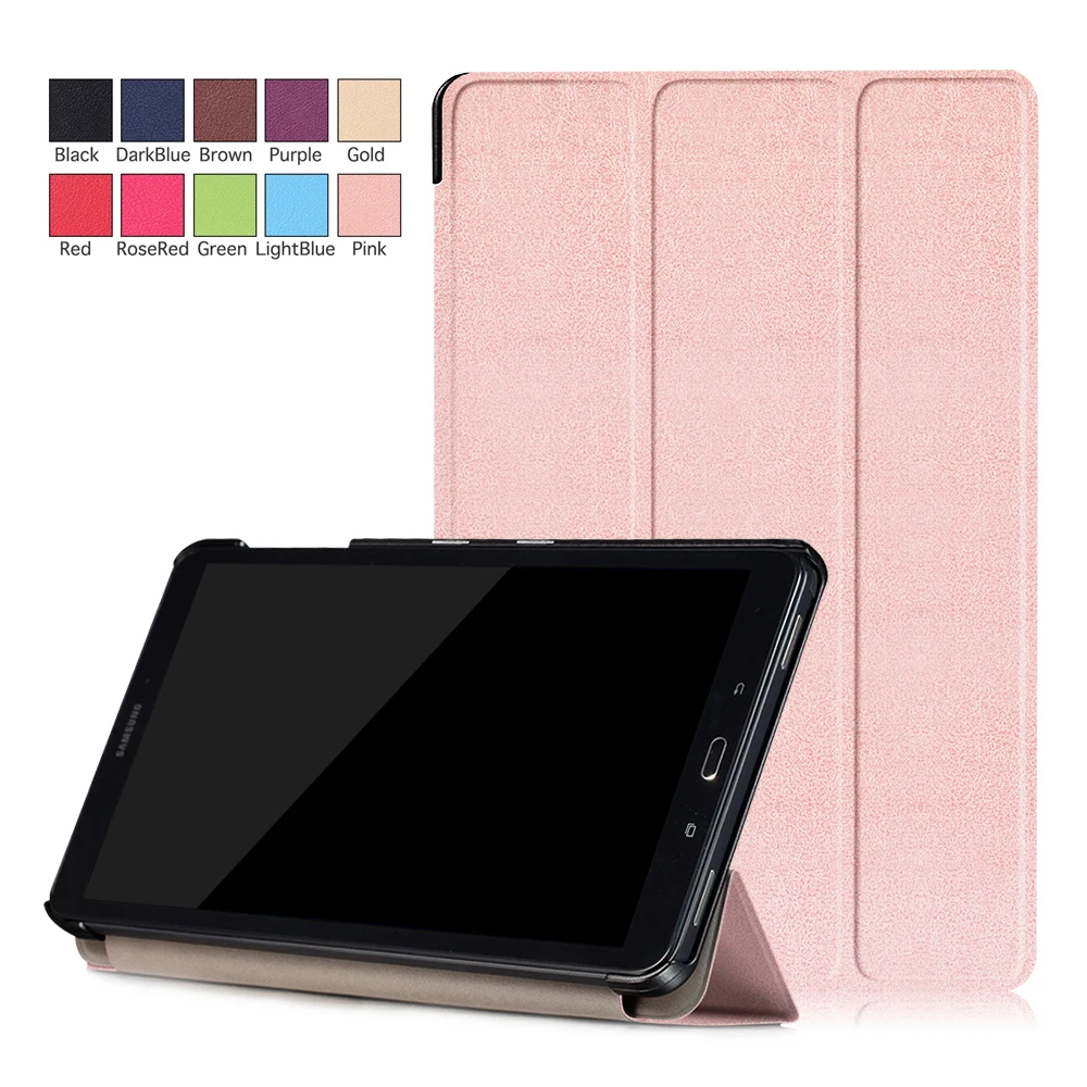 GOOYIYO для Samsung Galaxy Tab A10.1 P580 P585 магнит из искусственной кожи чехол Trifold стенд
