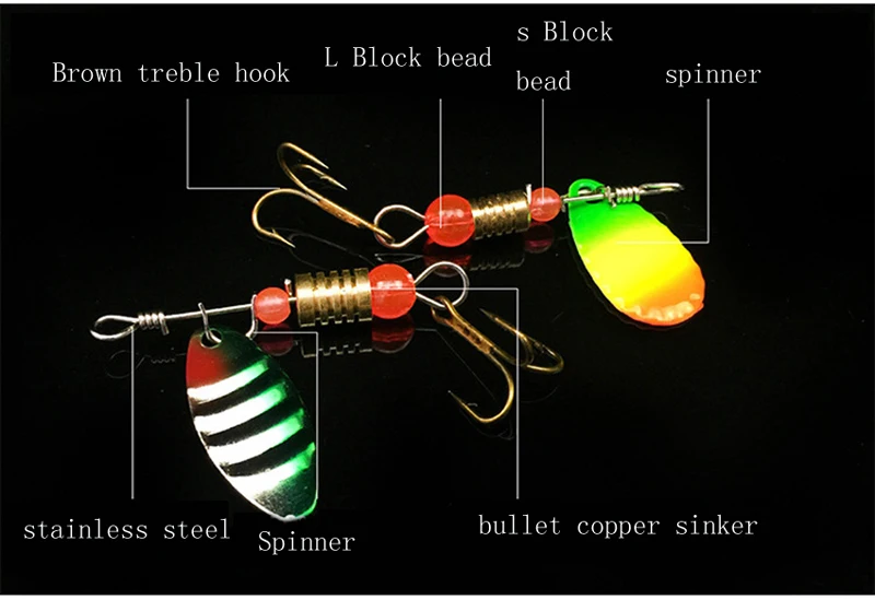 4 шт./пакет металлическая Спиннер рыболовная приманка ложка 2 5 г для ловли рыбы