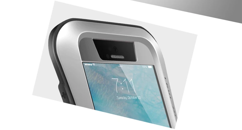 Gorilla glass) LOVE MEI Armor чехол для iPhone 6 6s 6 Plus металлический алюминиевый чехол для iPhone 6s Plus 6 Plus защита от воды/ударов/дождя