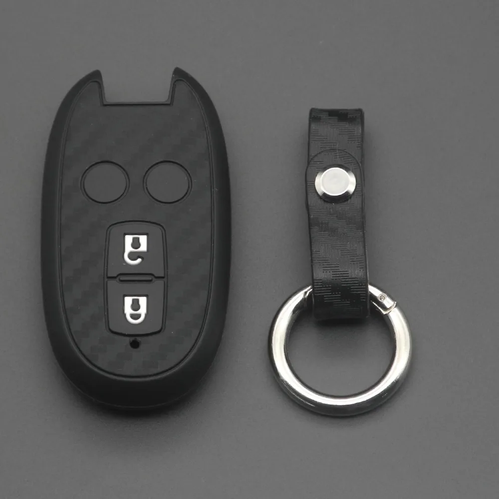 Jingyuqin 2 кнопочный удаленный карбоновый чехол для Suzuki SX4 2007-2012 Vitara swiфт Smart Key |