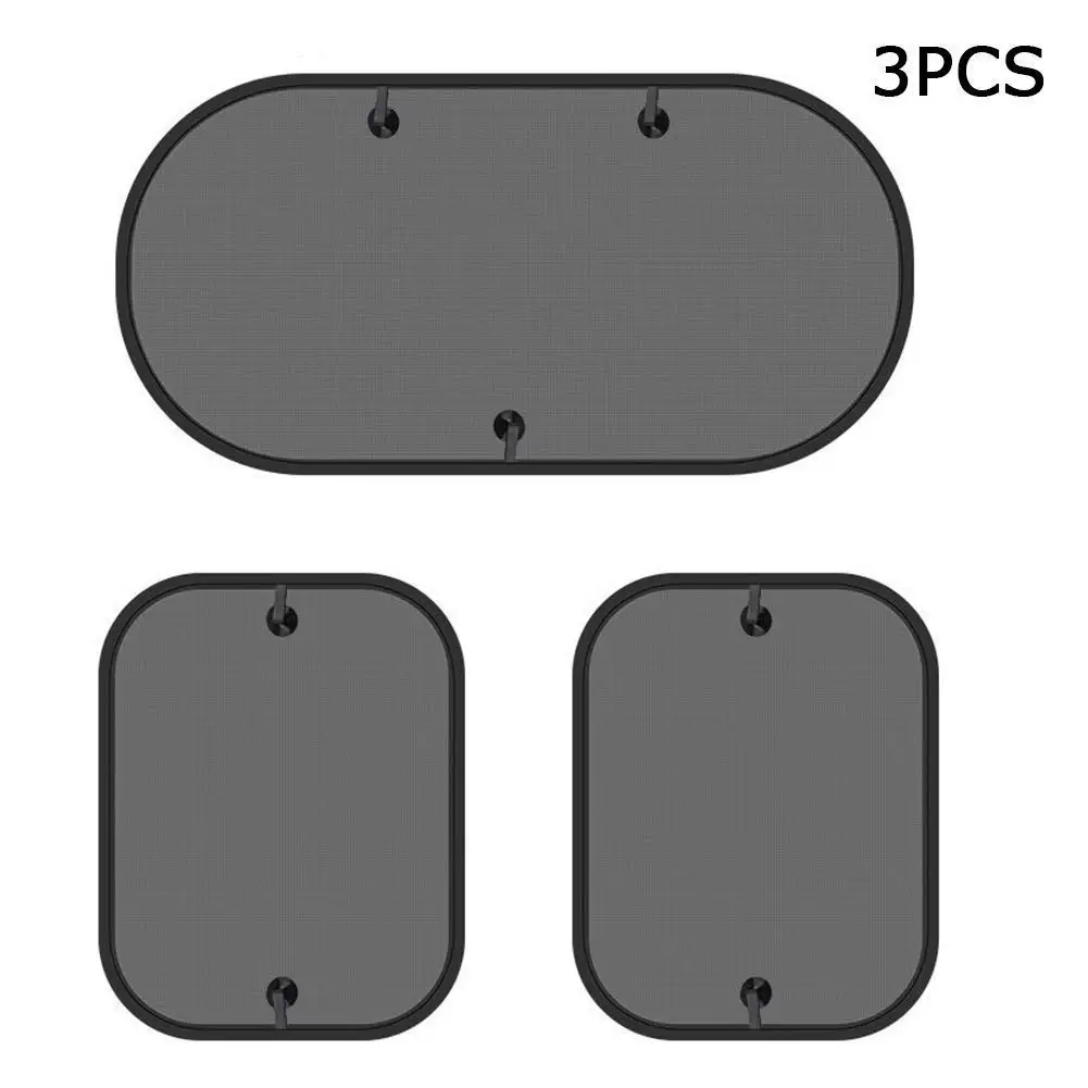 Автомобильные солнцезащитные козырьки для окон 3 упаковки складные боковых 17 5x14