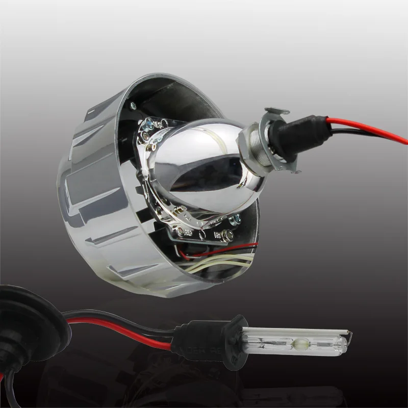 3 дюймов би ксенон двойной ангел глаза Используйте H1 ксеноновая лампа объектив