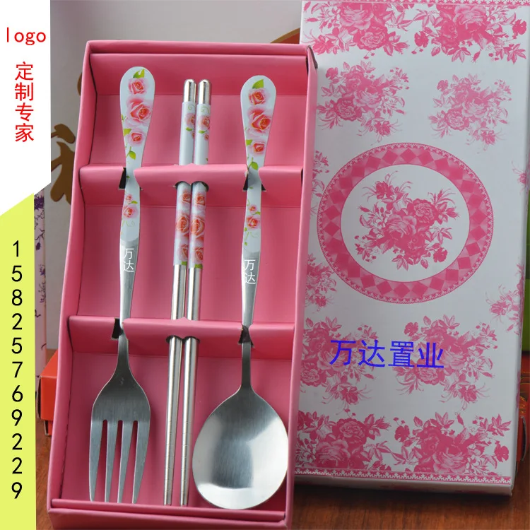 Пользовательские реклама рекламно сувенирная столовые приборы свадебный