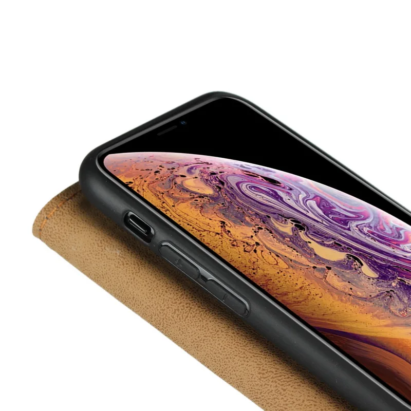 Чехол-кошелек из натуральной кожи для iPhone 11 Pro Max флип-чехол телефона X XR XS 6 6S 7 8 Plus