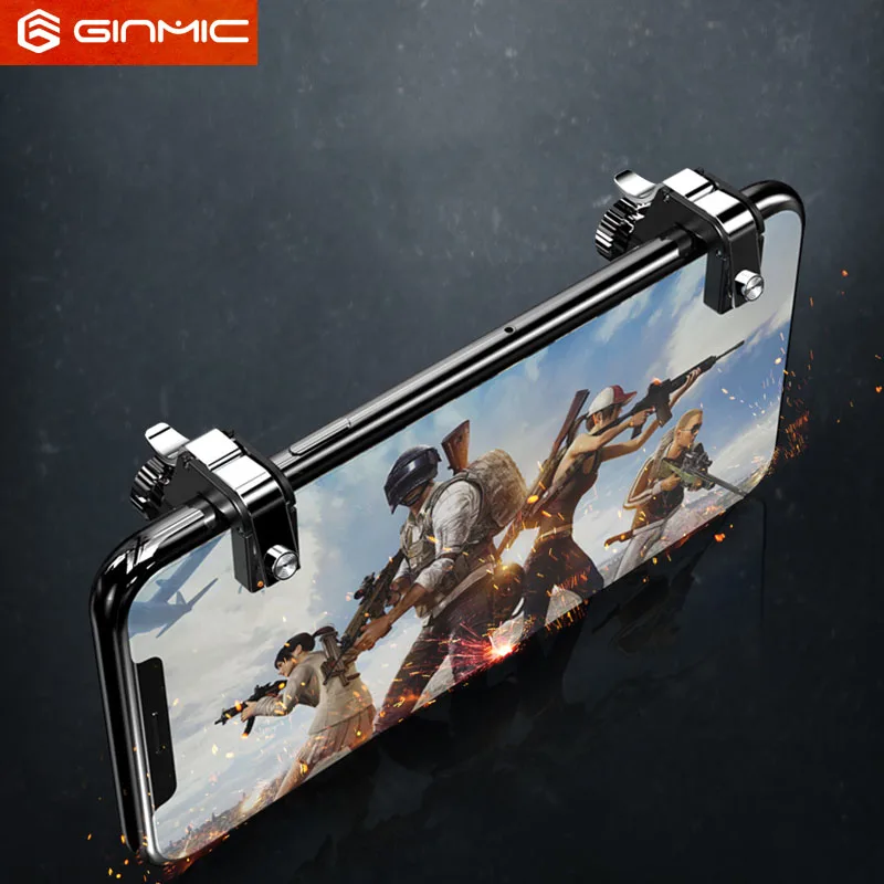 Мобильный игровой огонь Кнопка Aim ключ смартфон мобильный игровой курок L1R1 шутер контроллер металлический винт версия для PUBG