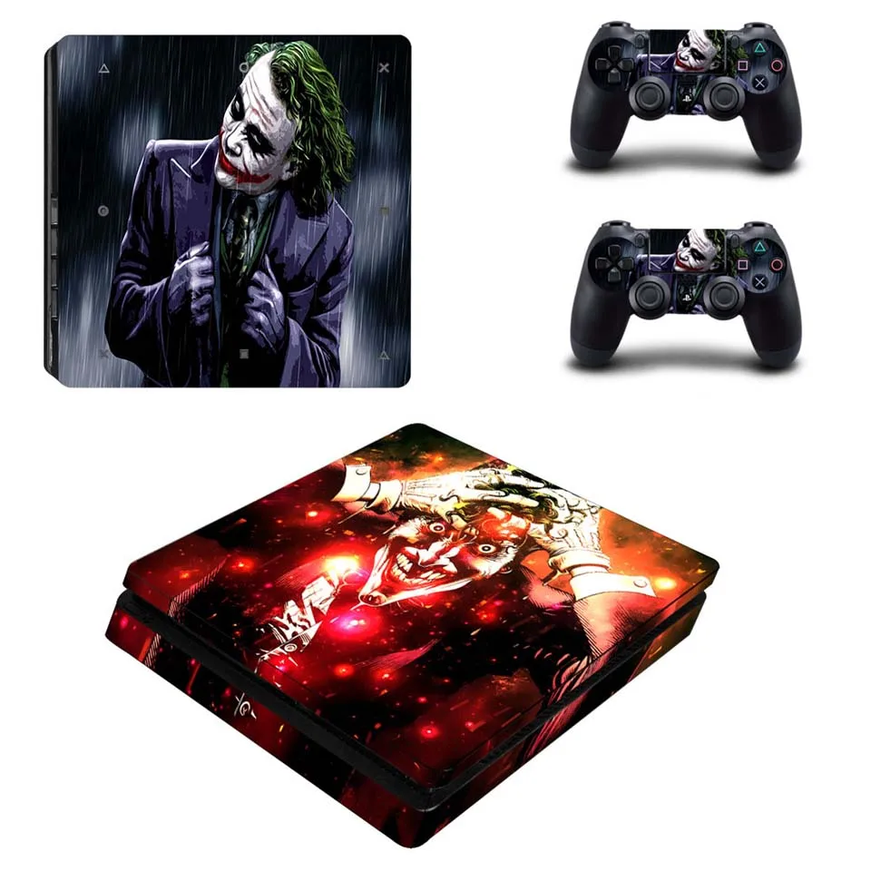 Харли Квинн и Джокер виниловая кожа PS4 тонкая наклейка для sony Playstation 4 тонкая консоль для PS4 тонкий Dualshock 4 контроллер скины - Цвет: YSP4S-0593