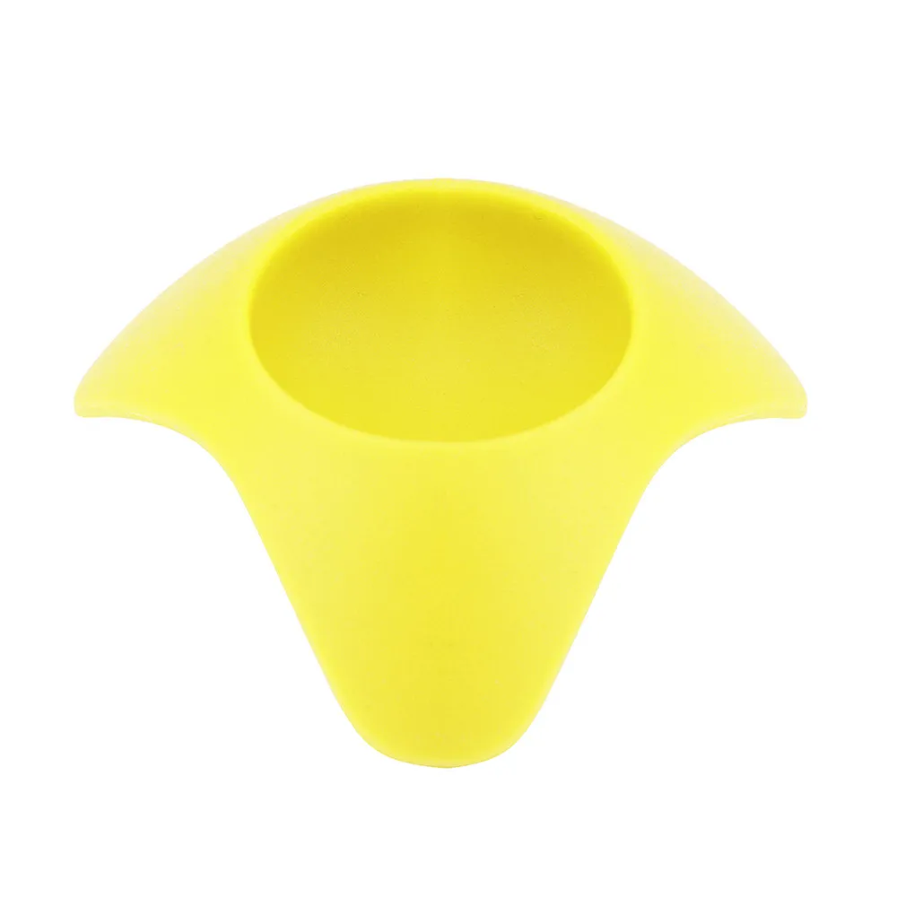 yellow Мини Eigeel Met Siliconen Houder Силикагель держатель для яиц Защитная стойка кухонные Портативные Инструменты Домашние полезные чашки идеально подходят для яиц - Цвет: yellow