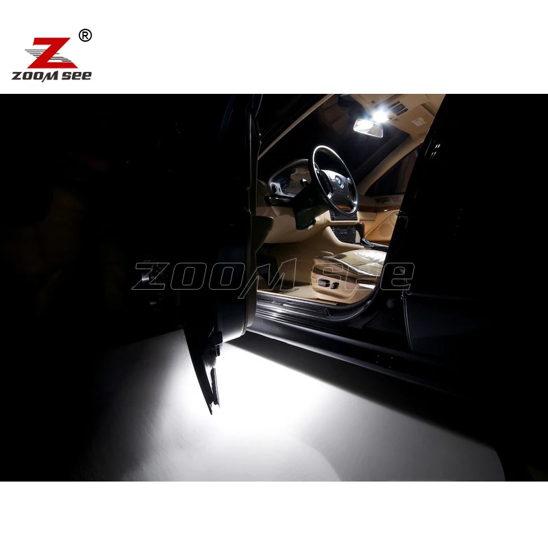 Комплект светодиодных ламп для салона автомобиля 21 шт. + лампа номерного знака BMW