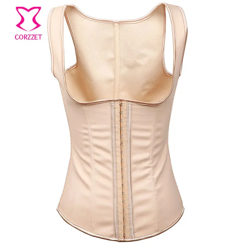 Корццет бежевый Латекс Формирователь тела прикладом Лифтер корсажный Пояс