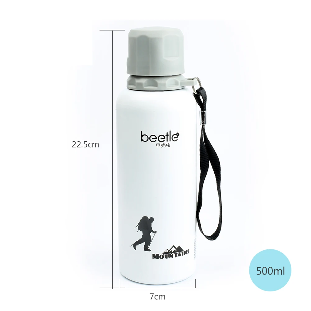 Фирменная Новинка Жук 500ml Нержавеющая сталь изолированный термос