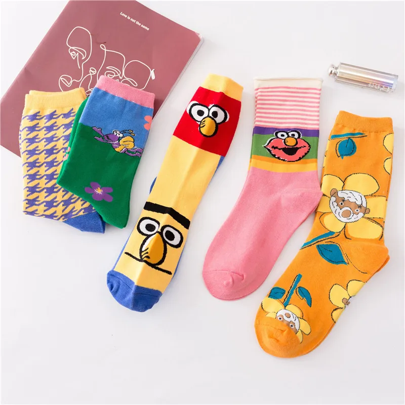 Корейские носки для костюмированной вечеринки с персонажами из мультфильмов