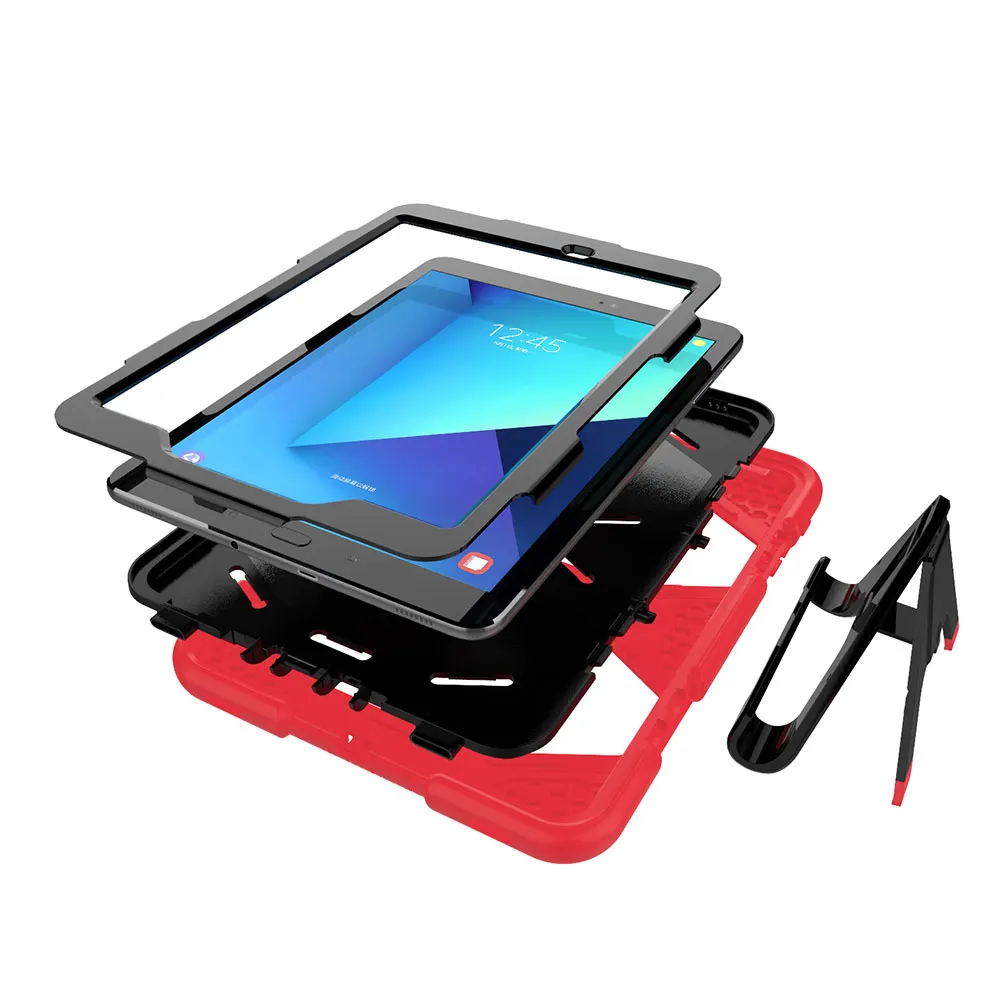 

Silicon Flip Stand Case For Samsung Galaxy Tab S3 9.7 T820 T825 SM-T820 Case High Quality Shockproof Kickstand Tablet Cover