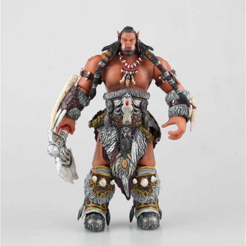 Горячая игра WOW персонаж Durotan Frostwolf Orchi воин солдат передвижная ПВХ фигурка