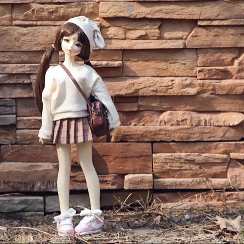 Одежда для кукол Cateleya Bjd 1/4 1/6 свитер плиссированная юбка Базовый костюм